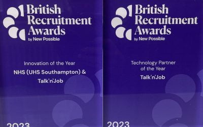 British Recruitment Awards – Talk and Job gewinnt in den Kategorien Innovation sowie Technologie Partner des Jahres